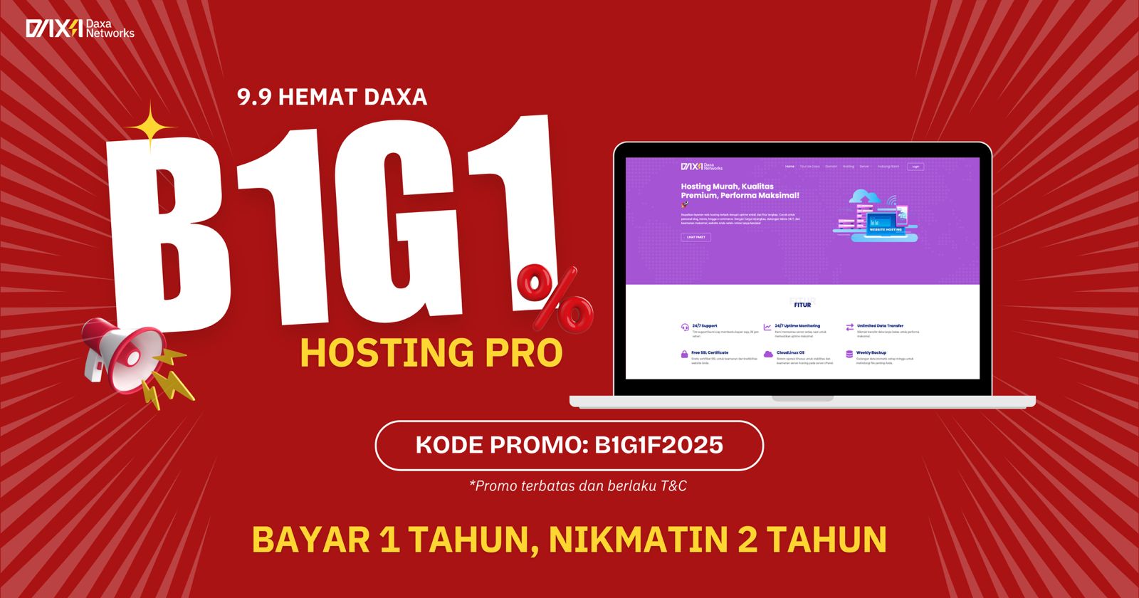 Web Hosting Indonesia - Performa Cepat & Keamanan Optimal